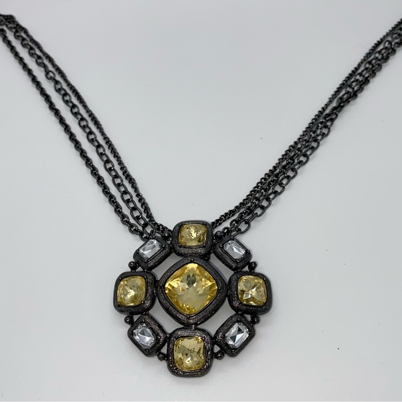 CHICO’S Triple Chain Convertible Necklace - Picture 1 of 11